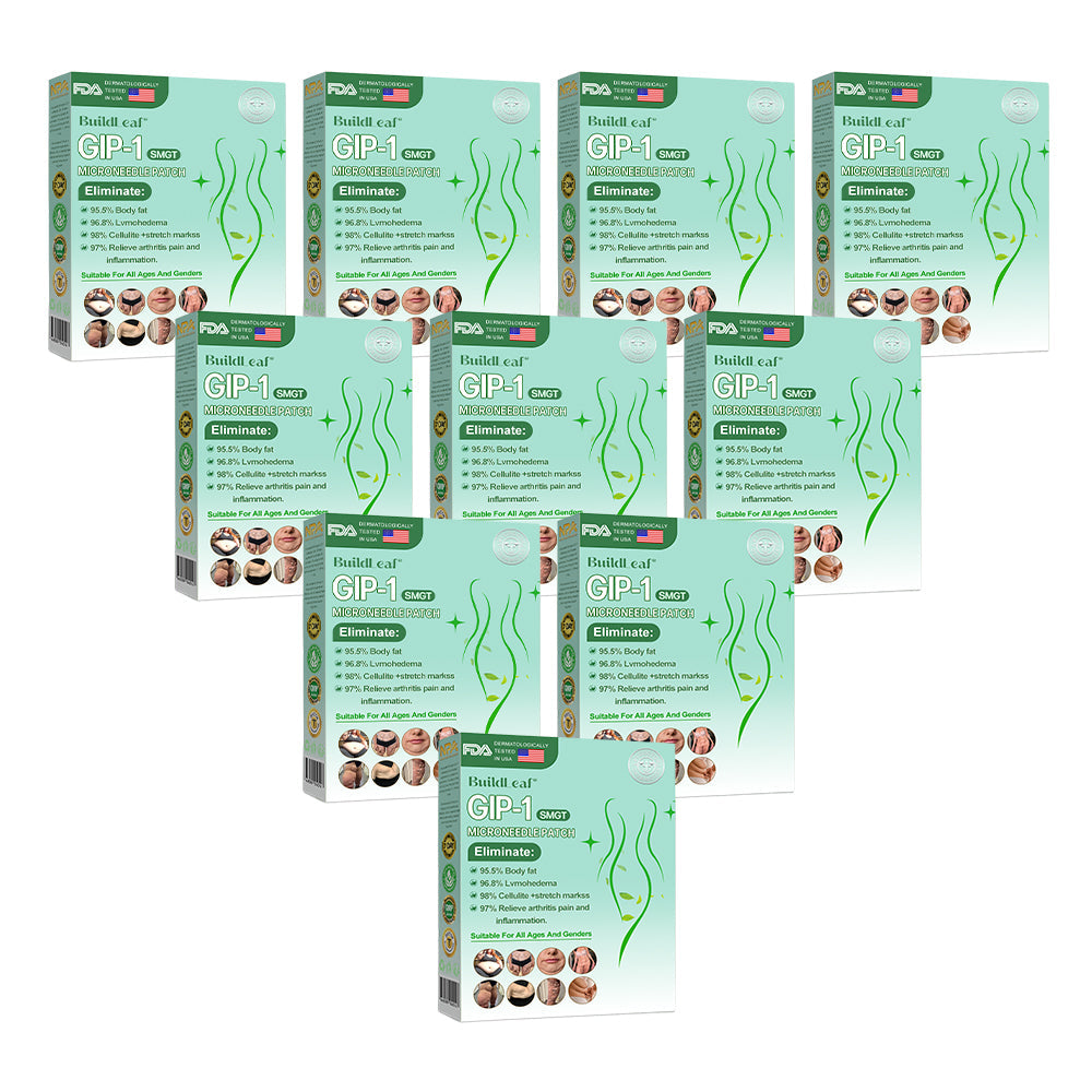 Official Store🏥🏥 | BuildLeaf® GLP-1 Nano-Microneedle Patch with Collagen & Matrixyl 3000 丨Obesity,Cardiovascular Diseas, Diabetes, Sleep Apnea, Joint Problems and More