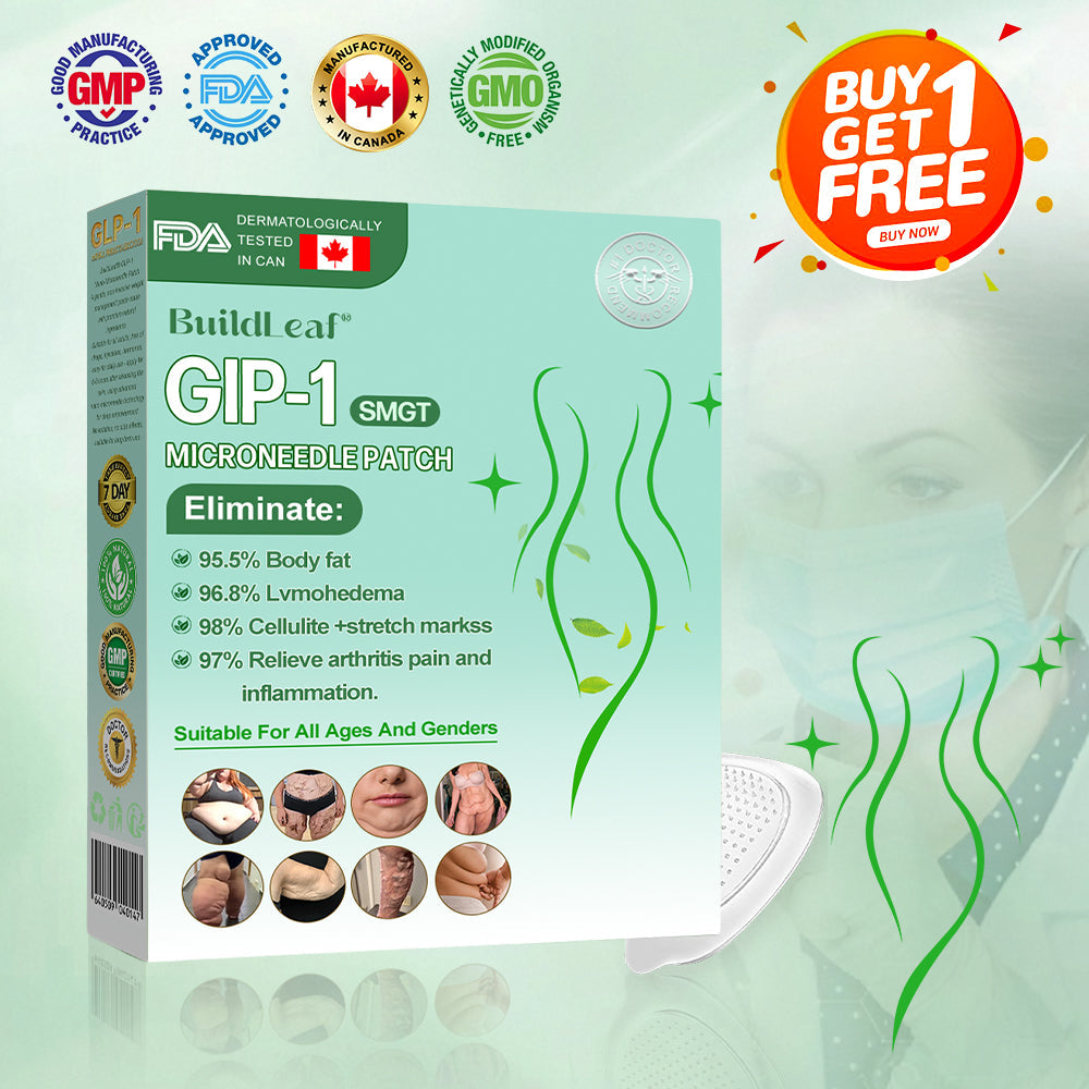 Official Store🏥🏥 | BuildLeaf® GLP-1 Nano-Microneedle Patch with Collagen & Matrixyl 3000 丨Obesity,Cardiovascular Diseas, Diabetes, Sleep Apnea, Joint Problems and More